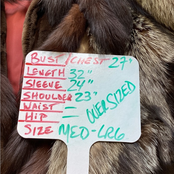 RARE Adrienne Landau for Saks Fifth Ave Sable, Mink & Fox Coat. (fc) - Picture 10 of 16